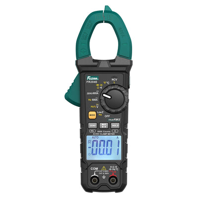 Pinza amperimétrica digital FUZRR FR204E 600 AC/DC True RMS